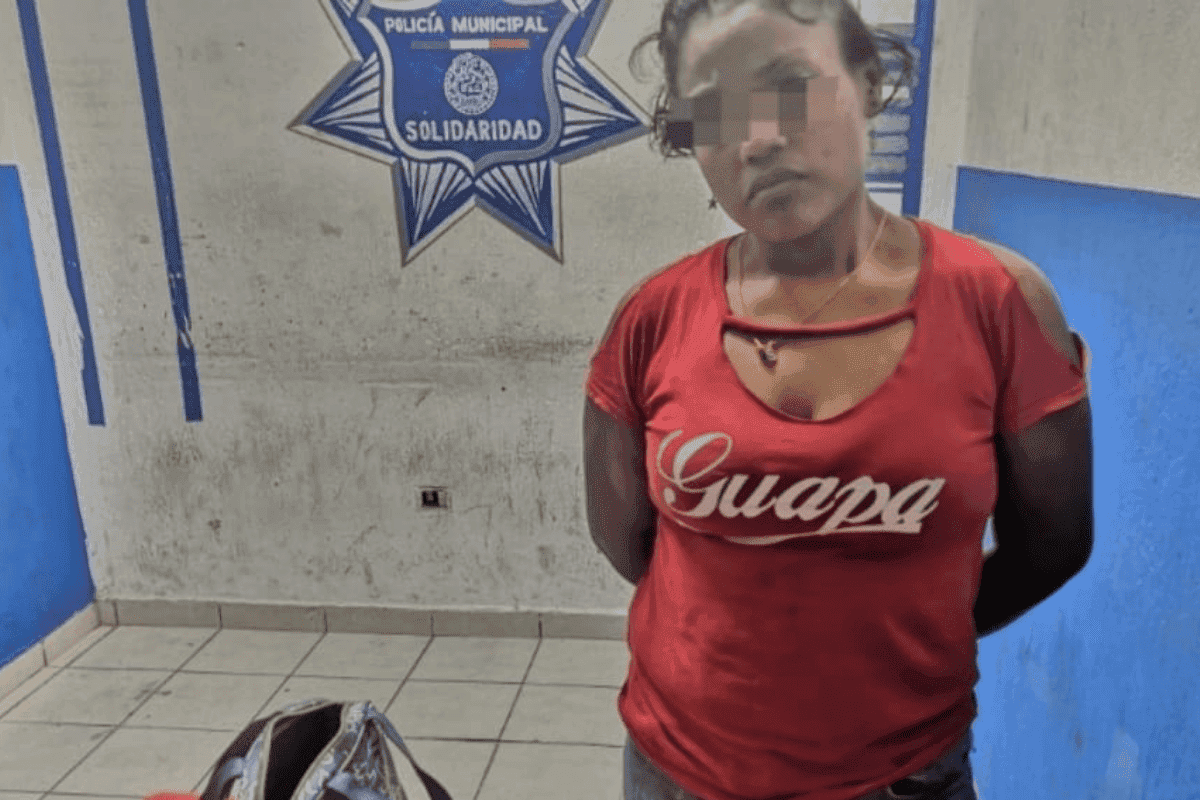 La NarcoLady de Playa del Carmen: los nervios la delataron con mota y cristal