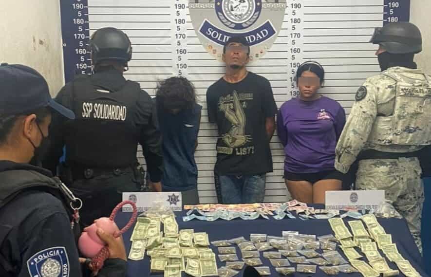 Detenidos en la colonia Colosio de Playa del Carmen fue por posesión de marihuana
