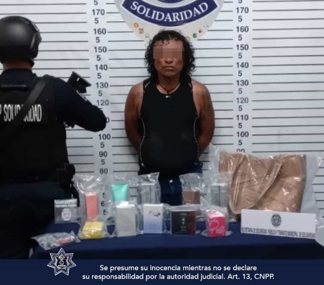 Detienen a ladrón de casas en la colonia Zazil Ha