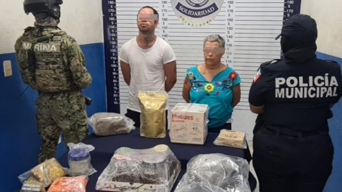 La abuelita del narco: doña Adoralida traía marihuana y cristal, sus nietos la tendrán que visitar en la cárcel