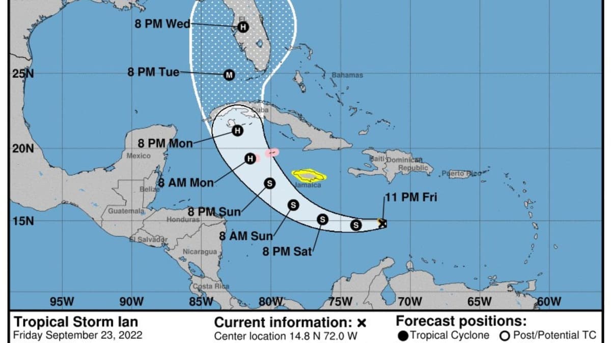 Se forma la Tormenta Tropical Ian en el Atlántico