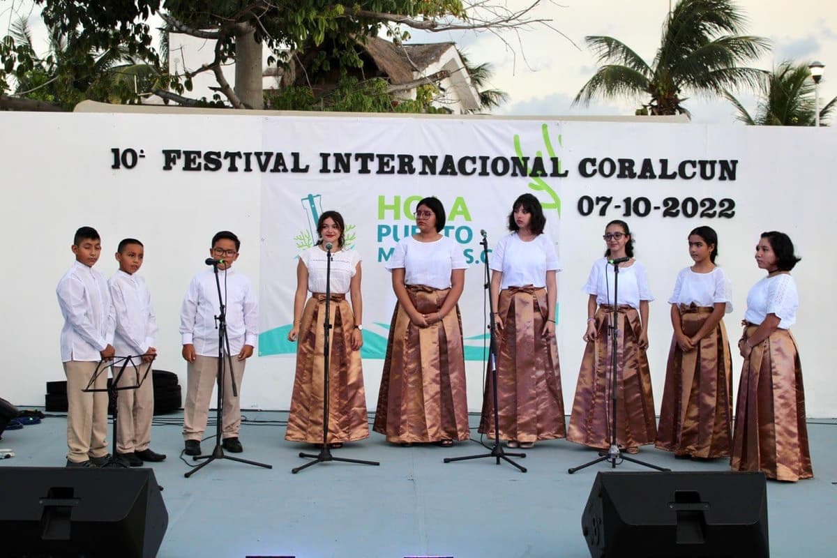 SE REALIZA CON ÉXITO EN PUERTO MORELOS JORNADA DEL X FESTIVAL CORALCUN