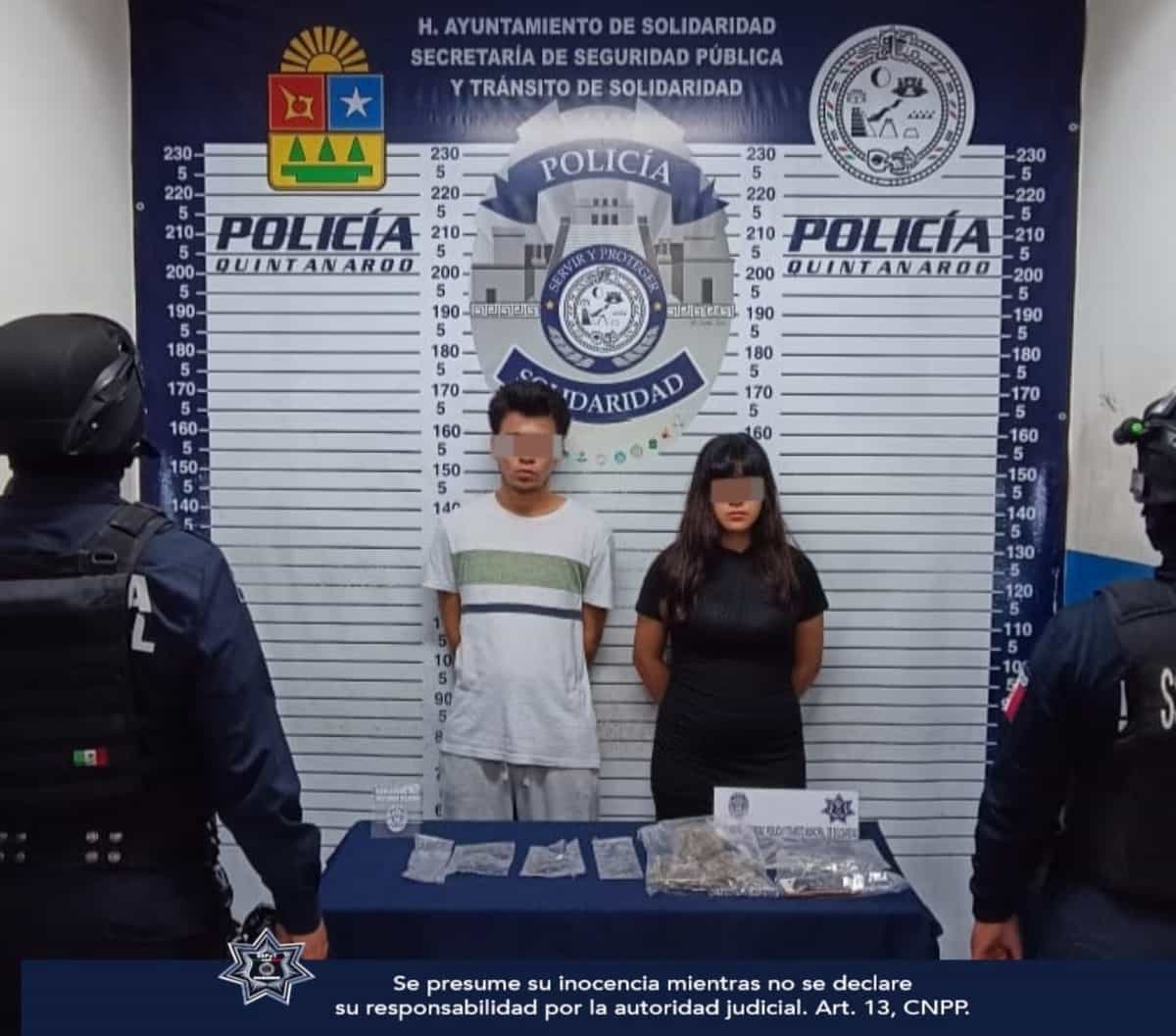 Hasta que la cárcel los separe: capturan a parejita por narcomenudeo