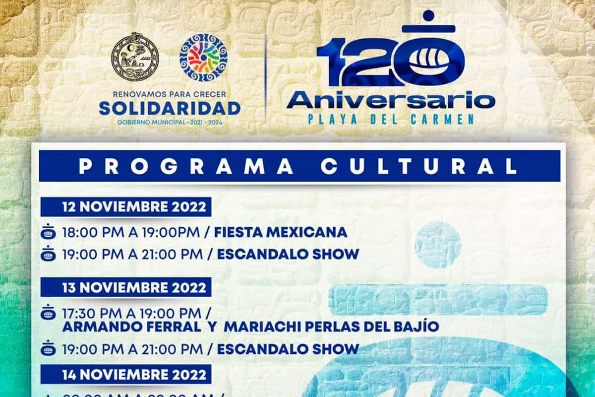 Lili Campos invita a festejos por el 120 aniversario de Playa del Carmen