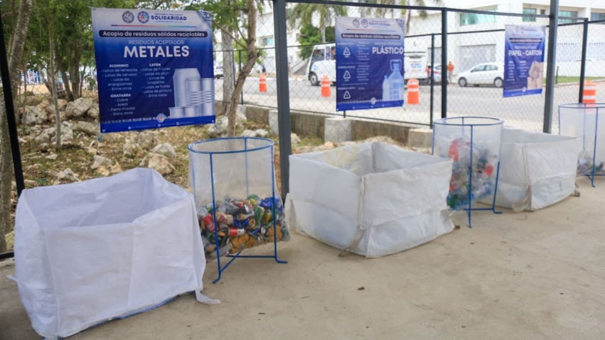 Inauguran primer punto fijo de Reciclatón