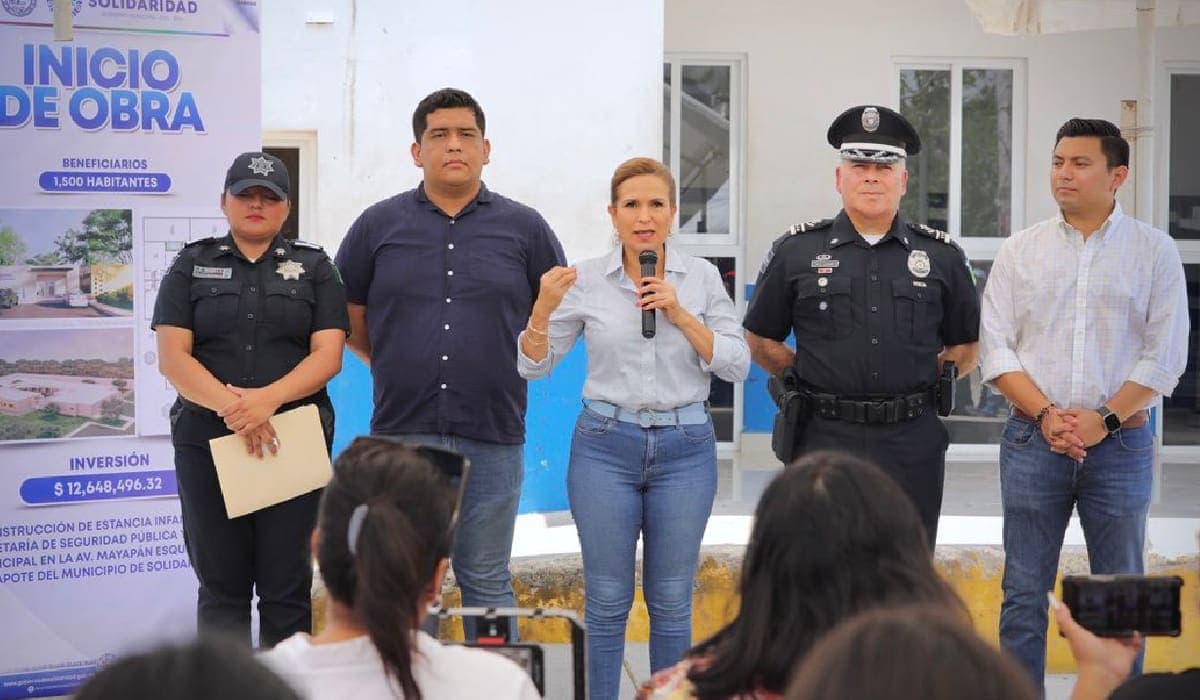 Primera guardería para policías de Quintana Roo se construye en Solidaridad