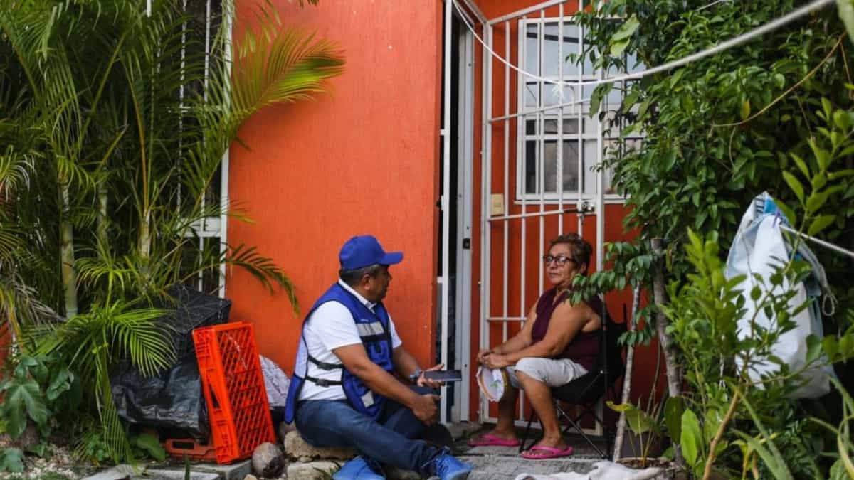 Buena aceptación de la brigada Casa por Casa del programa “PAN x tu colonia” en Solidaridad
