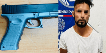 Amenaza de muerte a mujer en Playa del Carmen… con pistola falsa