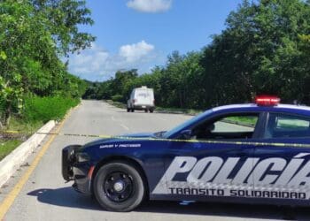 Muere motociclista tras impactarse contra camión de volteo en Playa del Carmen
