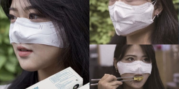 ¡Irreal! En Corea del Sur lanzan al mercado mascarilla que solo cubre la nariz