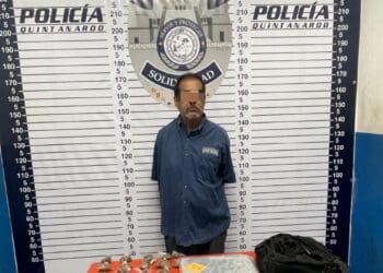 Aseguran a hombre por ofrecer posibles sustancias ilegales en la colonia Forjadores
