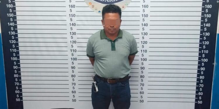 Capturan a sujeto “N” con posesión de armas ilegalmente en Playa del Carmen