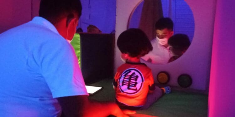 Centro de Estimulación Sensorial de Solidaridad ofrece atención a niños y niñas