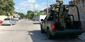 Desata granada de juguete fuerte operativo en Playa del Carmen 