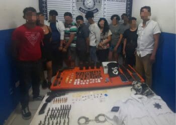 Detienen a 11 narcomenudistas en Solidaridad; cuatro son menores de edad