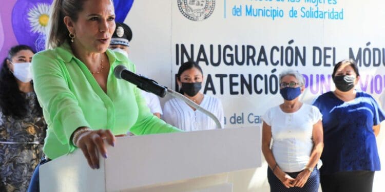 Inauguran primer “Punto Violeta” en Solidaridad