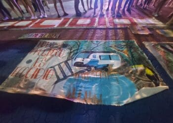 Marchan por segunda vez contra el Tren Maya en Playa del Carmen