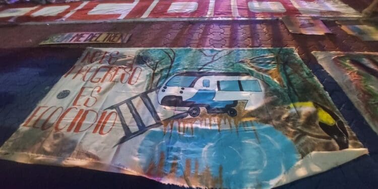 Marchan por segunda vez contra el Tren Maya en Playa del Carmen