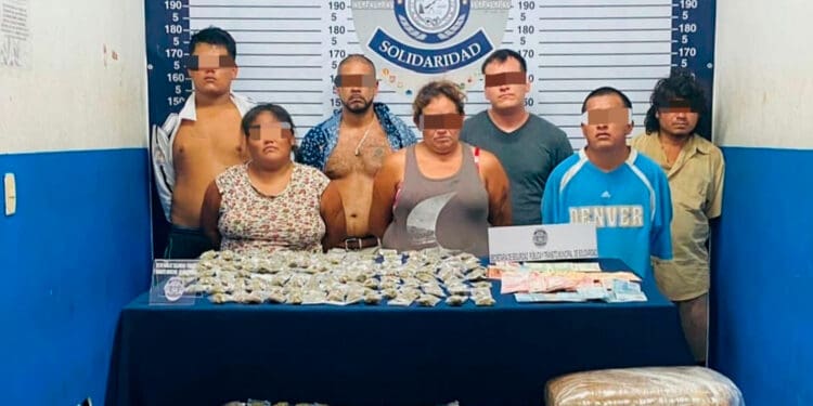 Cae célula de "El Brayan" con casi 500 dosis en Playa del Carmen