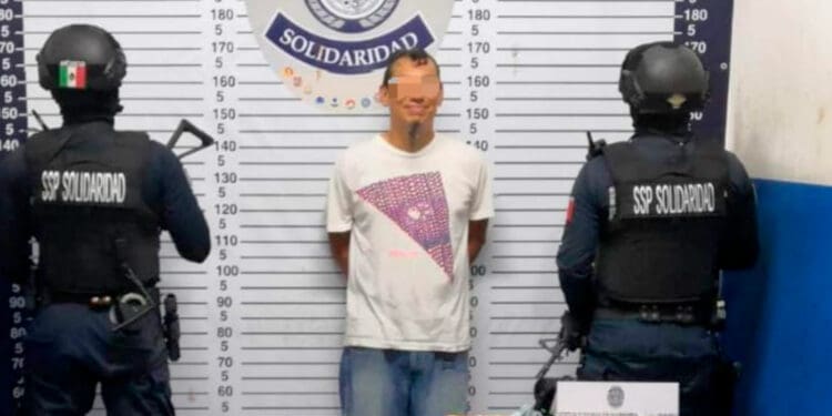 Capturan sujeto con mas de 380 dosis de diversos tipos de narcóticos en Playa del Carmen