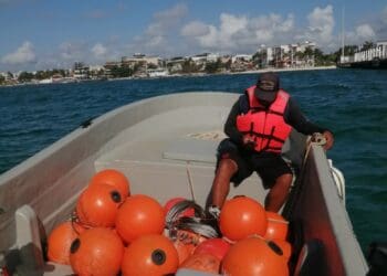 Hoy inician trabajos de instalación de barrera antisargazo