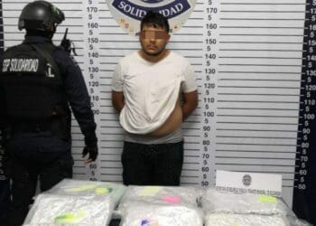 Capturan a sujeto en la avenida Paseos del Mayab con posesión de drogas