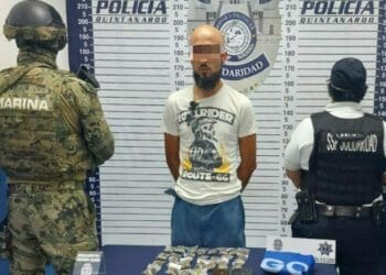 Golpe al narcomenudeo en Playa del Carmen: detienen a sujeto con dosis de marihuana