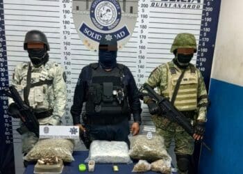 Encuentran nevera llena de drogas en Playa del Carmen