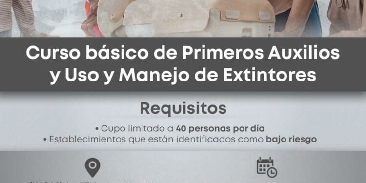 ACTIVIDAD: Curso básico de Primeros Auxilios y Uso de Extintores