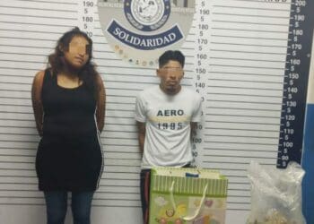 Cae pareja con varias dosis de droga en la colonia Ejido de Playa del Carmen 