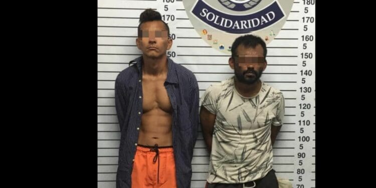 Llamada de auxilio da como resultado captura de dos ladrones en Solidaridad
