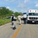 Tres personas mueren calcinadas tras choque en la carretera Playa del Carmen-El Tintal
