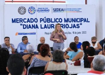 Rehabilitan mercado municipal Diana Laura Riojas