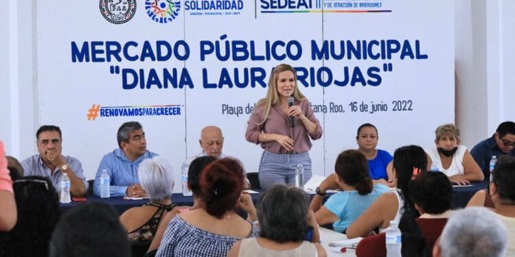 Rehabilitan mercado municipal Diana Laura Riojas