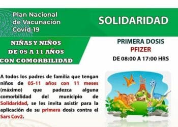 Arrancará el lunes vacunación anticovid para menores de 5 a 11 años en Tulum y Solidaridad