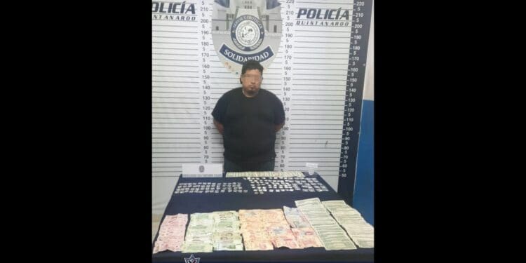 Detienen a narcomenudista con 126 dosis de droga en Misión de las Flores