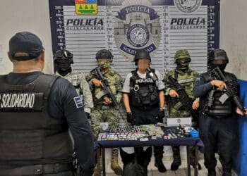 Megaoperativo da como resultado el aseguramiento de 190 dosis de narcóticos en Playa del Carmen