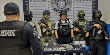 Megaoperativo da como resultado el aseguramiento de 190 dosis de narcóticos en Playa del Carmen