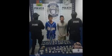Policías de Solidaridad detienen a dos con marihuana y "cristal"