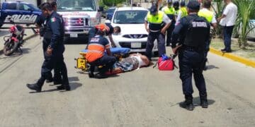 Taxista atropella a un peatón en Playa del Carmen