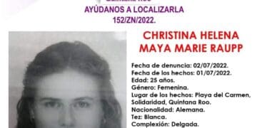 Localizan a alemana desaparecida en Playa del Carmen