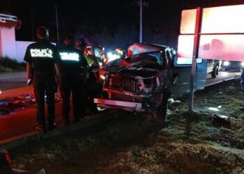 Muere mujer en choque automovilístico en Playa del Carmen