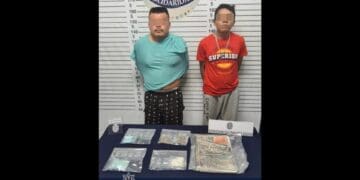 Detienen a dos con 79 bolsitas de droga en Villas del Sol