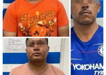 Detienen a tres presuntos asaltantes en Playa del Carmen