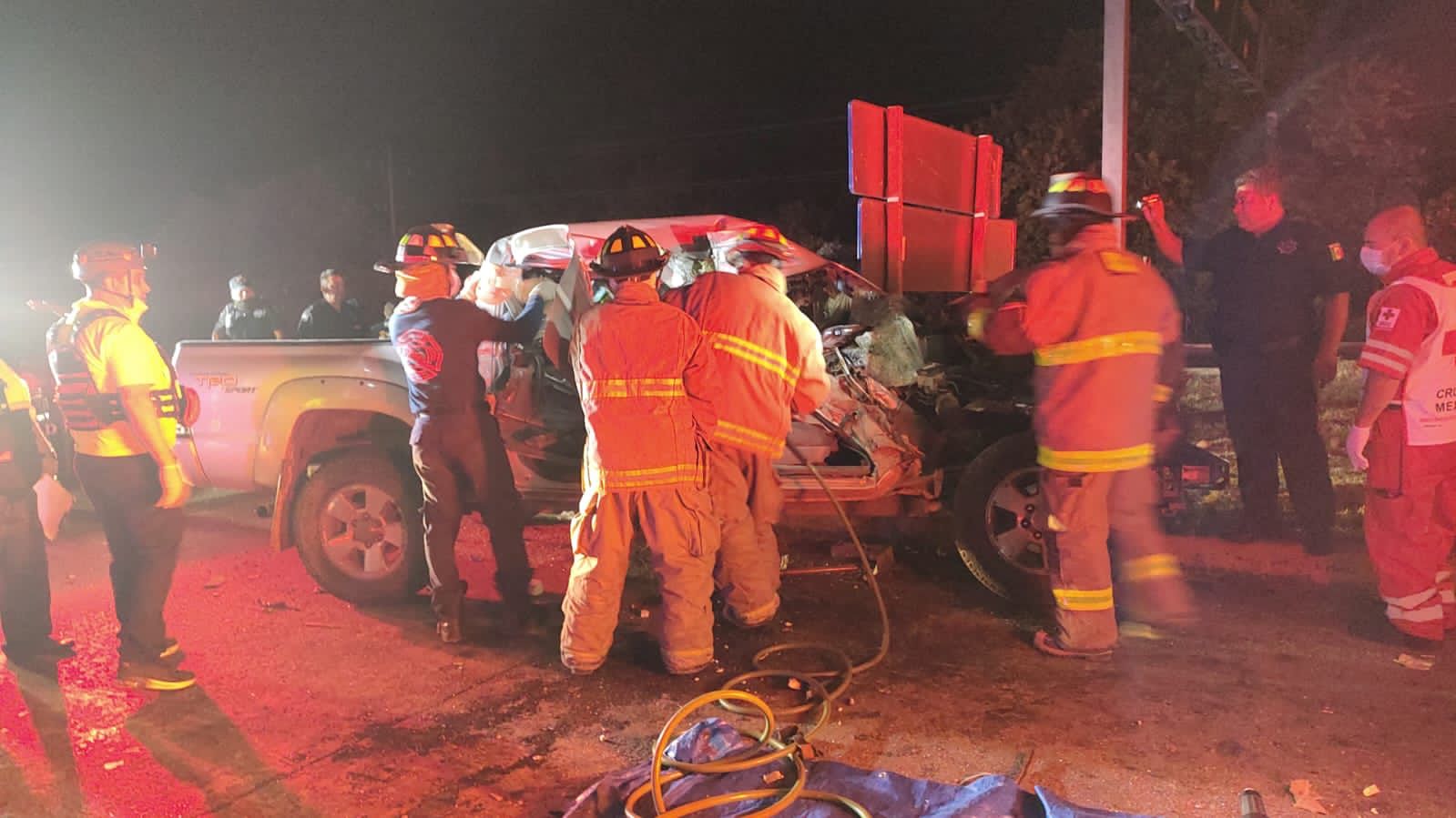 Muere mujer en choque automovilístico en Playa del Carmen