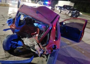 Aparatoso accidente vehicular deja un muerto en el Bulevar Playa del Carmen