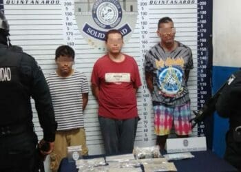 Incremento de patrullaje y refuerzo de operativos dan resultado en la captura de tres sujetos con posible droga