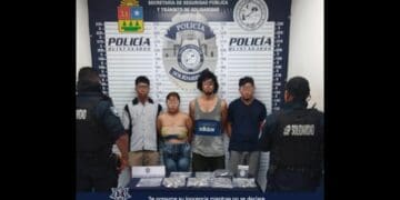 Policías detienen a cuatro por exceso de velocidad y les encuentran droga