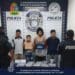 Policías detienen a cuatro por exceso de velocidad y les encuentran droga