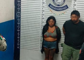 Detienen a pareja armada y con drogas en Playa del Carmen